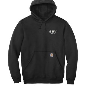 SAV Carhartt ® Midweight Hooded Sweatshirt - Black